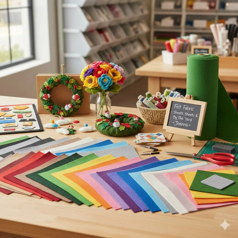 Felt Fabric at Joanns: Complete Guide to Felt Sheets, Wool Felt & Crafts