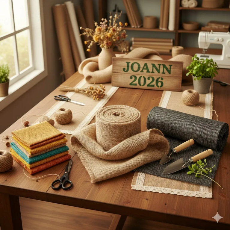 Burlap Fabric at JOANN: Rustic Craft, Garden & Home Decor Guide